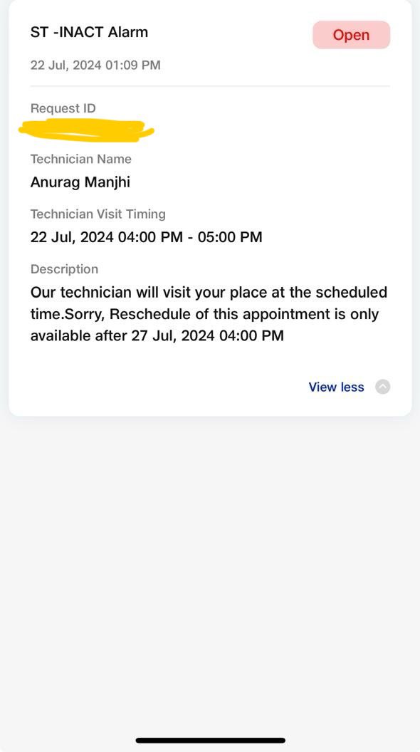 urvishal73's tweet photo. @JioCare pathetic service! Within 3 days of installation, the internet gone. On complaining yesterday, I get message that service person will arrive during 4-5 pm. He doesn’t arrive and then his visit is rescheduled for today during 3.15-4.15! There is no communication at all! https://t.co/kY0lIrHekU