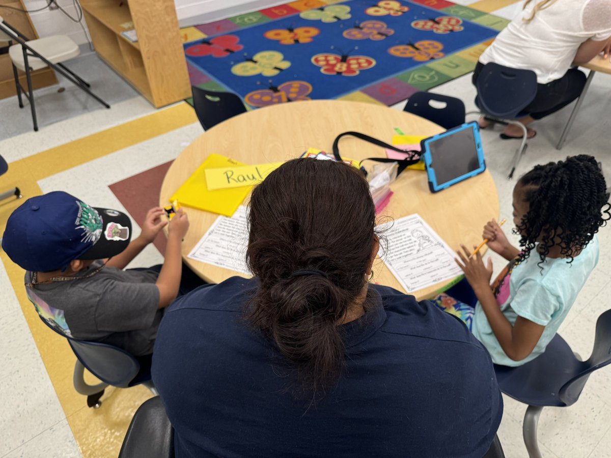 Hands on, small group instruction at it’s best in our ESY program! Such a wonderful group of educators and students!!