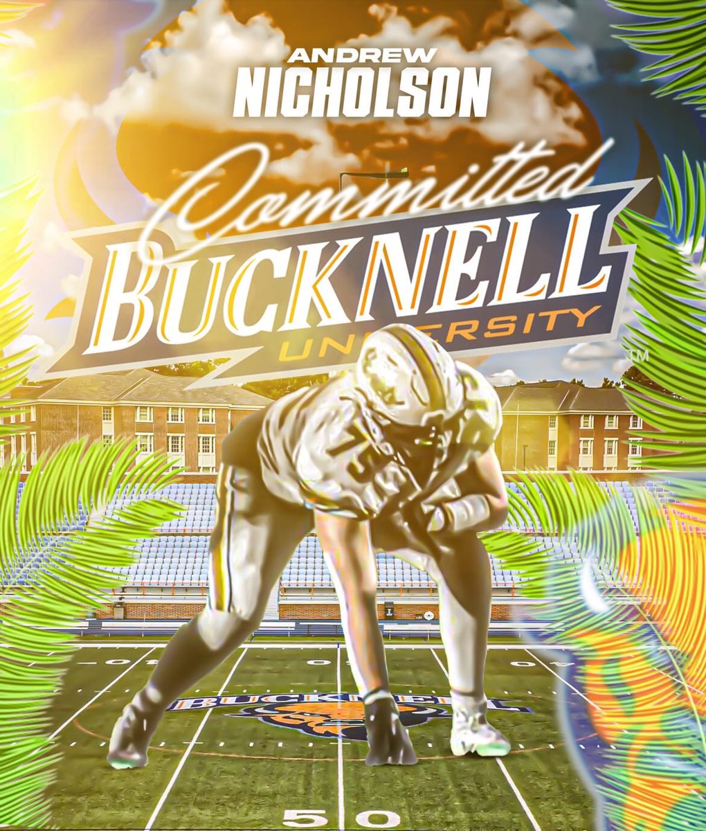 Andrew Nicholson (@andrew_n75) on Twitter photo Super excited to announce my commitment to Bucknell University! Thank you so much to my family for everything they have done for me and the coaches for making this possible! <a href="/CoachPearsonOL/">Sean Pearson</a> <a href="/DaveCecchini/">Dave Cecchini</a> <a href="/CoachJTBear/">John Bear</a> <a href="/Bucknell_FB/">Bucknell Football</a> Super excited to announce my commitment to Bucknell University! Thank you so much to my family for everything they have done for me and the coaches for making this possible! <a href="/CoachPearsonOL/">Sean Pearson</a> <a href="/DaveCecchini/">Dave Cecchini</a> <a href="/CoachJTBear/">John Bear</a> <a href="/Bucknell_FB/">Bucknell Football</a>