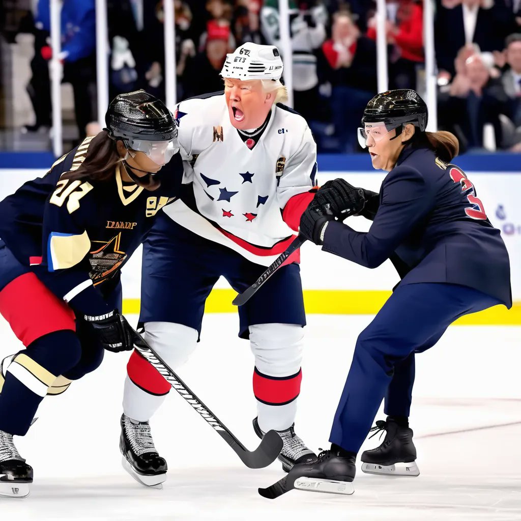 danduumi's tweet photo. @realDonaldTrump @TheDemocrats 
#hockey #winning https://t.co/eS9g9gFZ7N