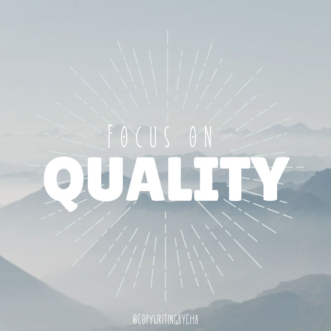 Friends don't let friends post blogs just for keywords and ranking. 

#FocusonQuality
#B2Bmarketing 
#B2Bcontentmarketing