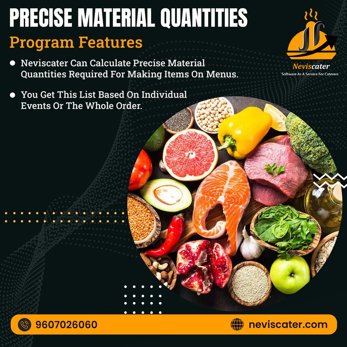 Neviscater's tweet image. Material Magic Made Simple. Calculate perfect ingredient amounts for any event or order with ease.

🌏 neviscater.com
📲 9607026060

#MaterialQuantities #MenuItems #EventOrders #OrderManagement #cateringsoftware #weddingcatering #Neviscater #Indore #Pune #Mumbai