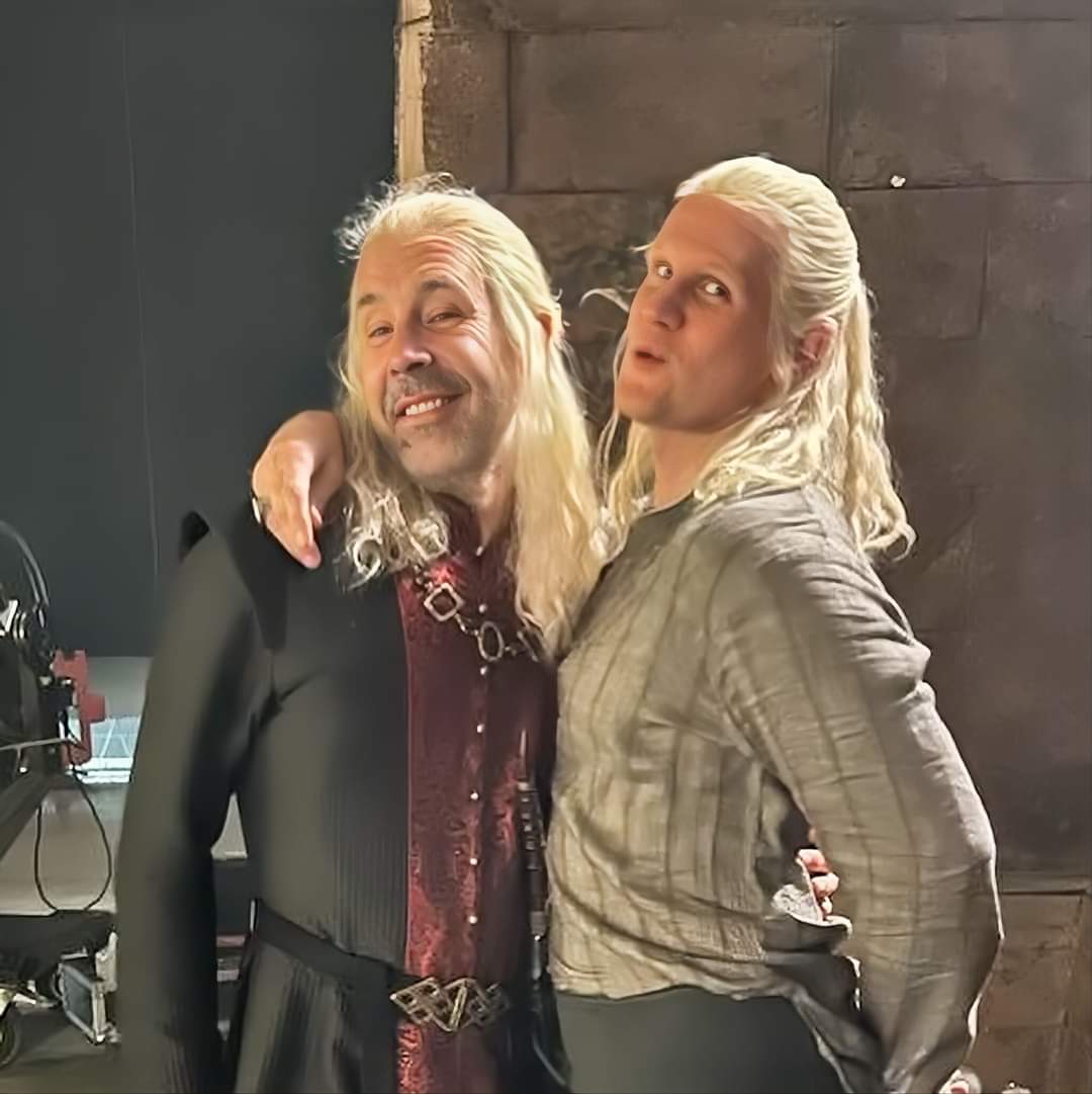 danygonebad's tweet image. When you're trying to be all brooding and troubled but your bro is Paddy Considine...

#HouseOfTheDragon #Lovethem