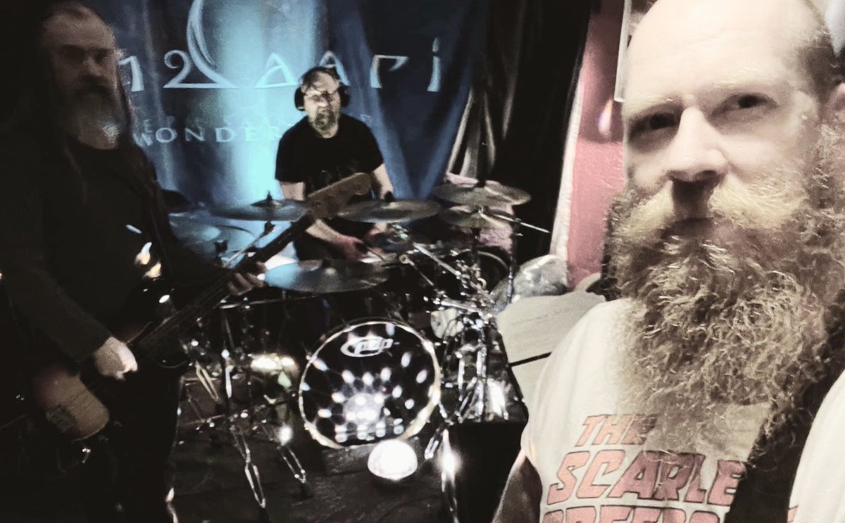 pmsaari's tweet photo. Long and productive round at the bunker last night. #PMSaari #PMSaariBand #progressivegrunge #progressivestoner #powertrio #threepieceband #3pieceband #pdpdrums #fenderprecision #rehearsal #rehearsing #beard #hårdrock #heavymetal #stockholm #sweden https://t.co/sazMGJJ8X0