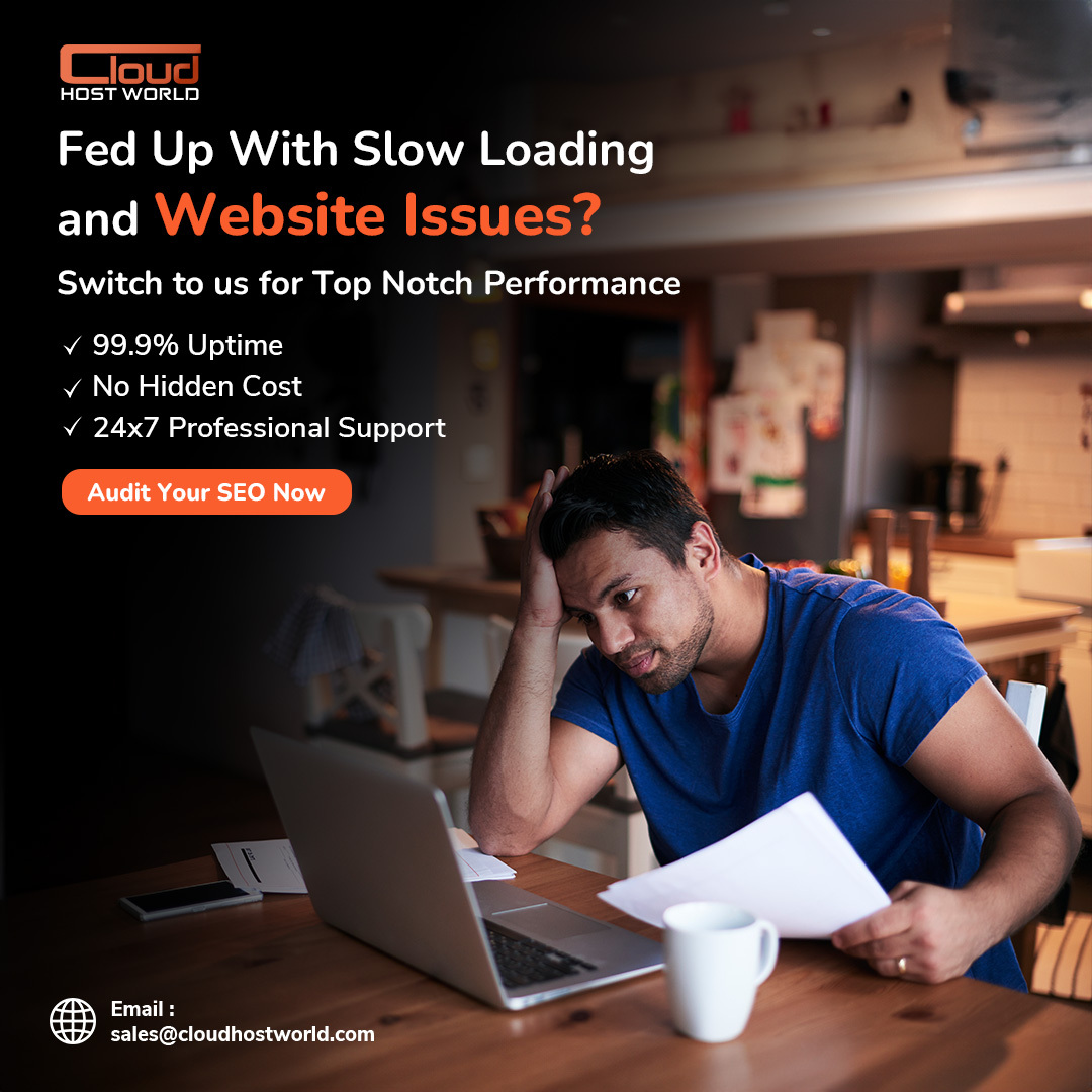 Is your🌐#website suffering😞from slow loading⏳and issues? It’s time for a change!🔄

Experience top-notch performance with👨🏻‍💻:
✅99.9% Uptime Guarantee
✅No Hidden Costs
✅24/7 Professional Support

Click cloudhostworld.com for quick migration!

#CloudHostWorld #WebHosting