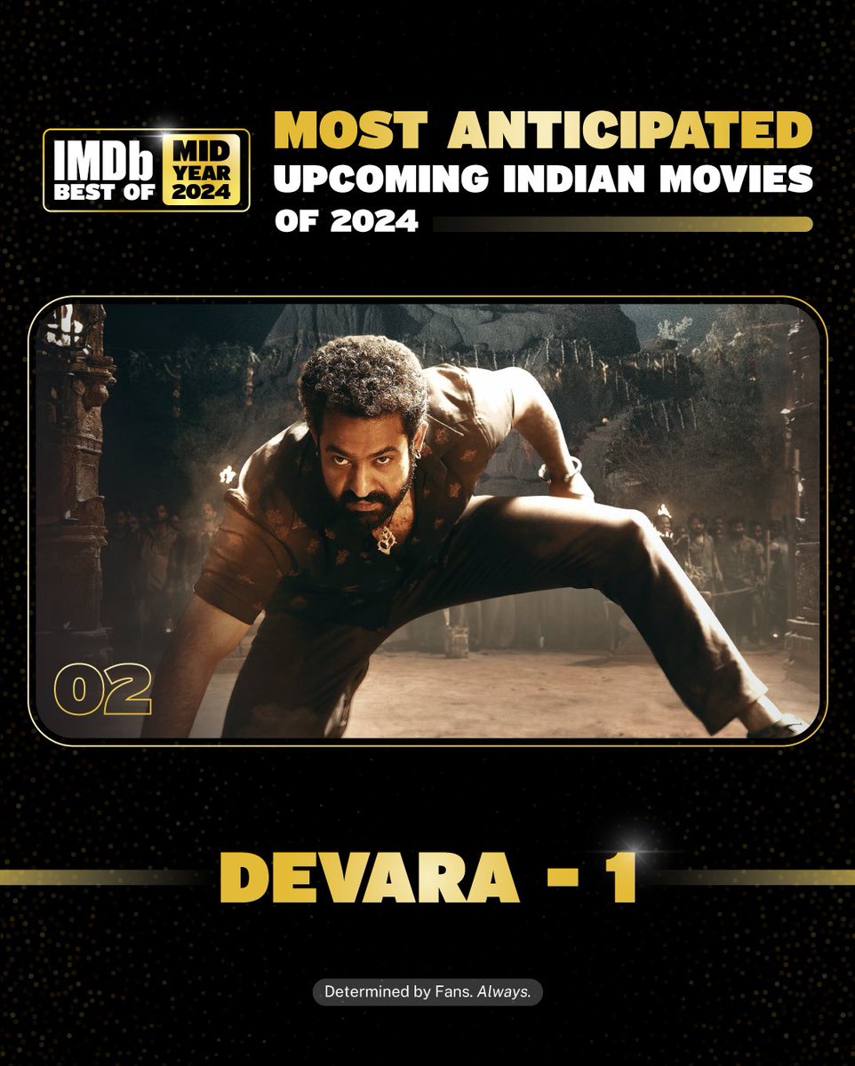 IMDb_in's tweet image. 2. Devara - 1
