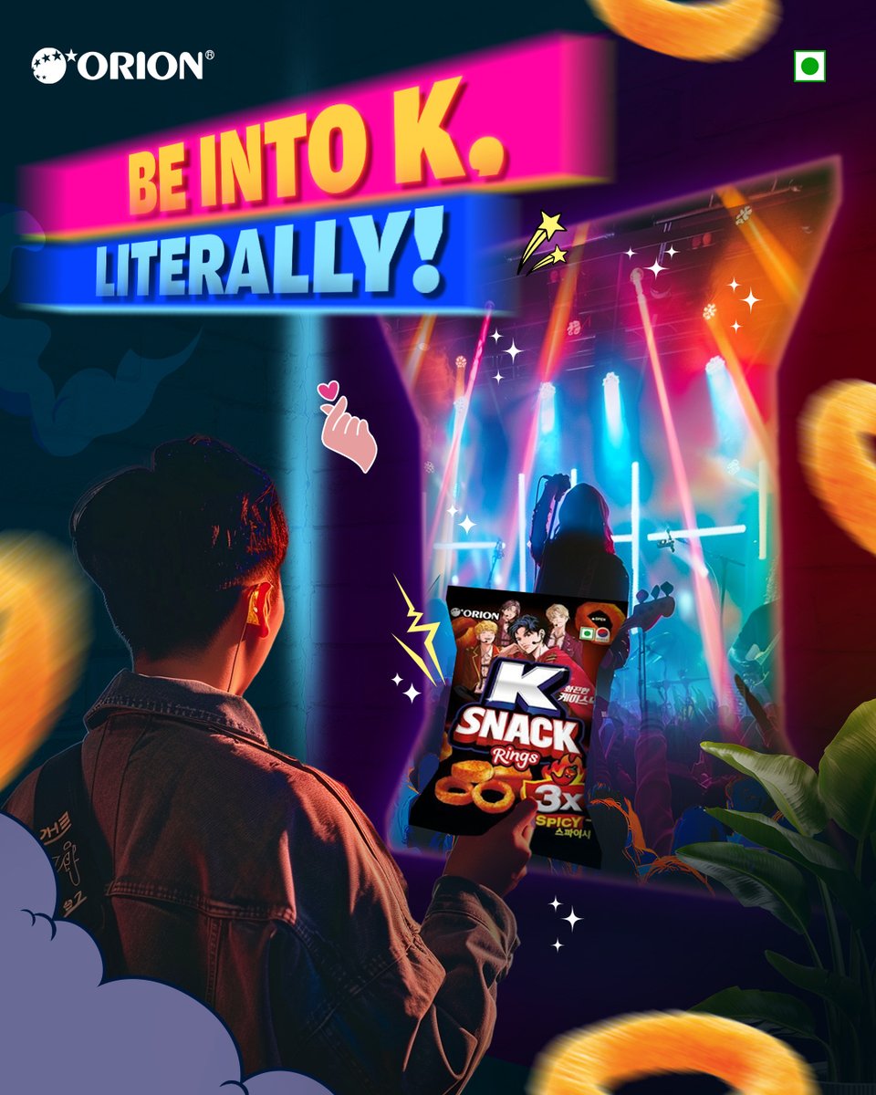Grab a pack, open the magic, and join the party!

#Orion #OrionSnacks #KPop #ItsAKThing #Korean #KRings #Snacking #Munching #Ksnack #KDrama #KCulture #Kfashion