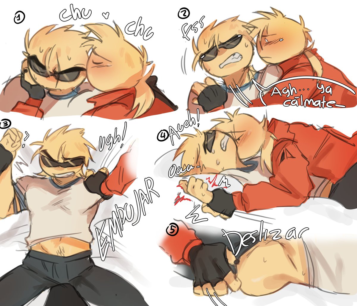 Missvertt's tweet photo. ⚠️Non-con, abusive, angst⚠️
Mas dibujitos de mi AU de #papufresco 
Si, esto es unilateral (๑-﹏-๑) 
No llevo mucho escrito del lore, pero se entiende un poco :,v https://t.co/XDUEIFcfyx