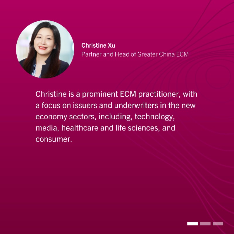 LinklatersAsia's tweet photo. 👋 We are thrilled to announce a significant expansion of our Greater China corporate and capital markets practices with the addition of Christine Xu as partner and Head of Greater China ECM, Oliver Zhong as Special Senior Adviser and New Economy Team Leader (Greater China).