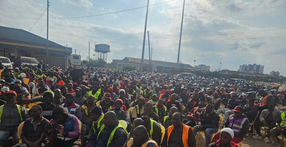 Belive_Kinuthia's tweet photo. Boda Boda Operators across the country are coming together to SAY ENOUGH IS ENOUGH. 

These protests have led to the loss of their bikes to crooks amongst the protesters

A time comes when you must stand up against anarchists to save your country from chaos disguised as protests https://t.co/cYBgPSzO7B