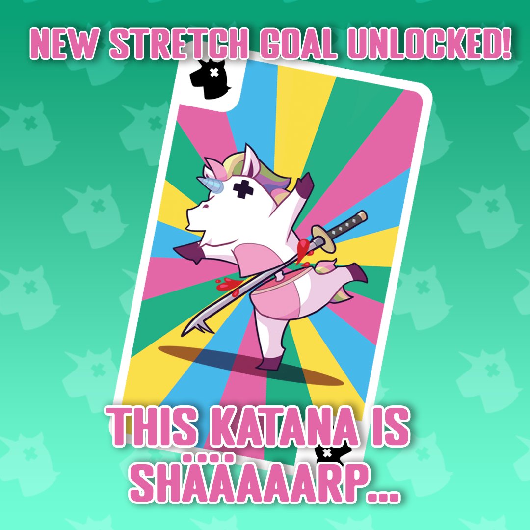 SmakCardGame's tweet photo. New Stretch Goal unlocked! We reached our next funding goal - every backer will now get one extra SMÄK! card.
#projectwelove #smak #smakgame #unicorns #kickstarter #cardgame #gamenight #stretchgoals #stretchgoalcrushed https://t.co/5nwI4beS6w