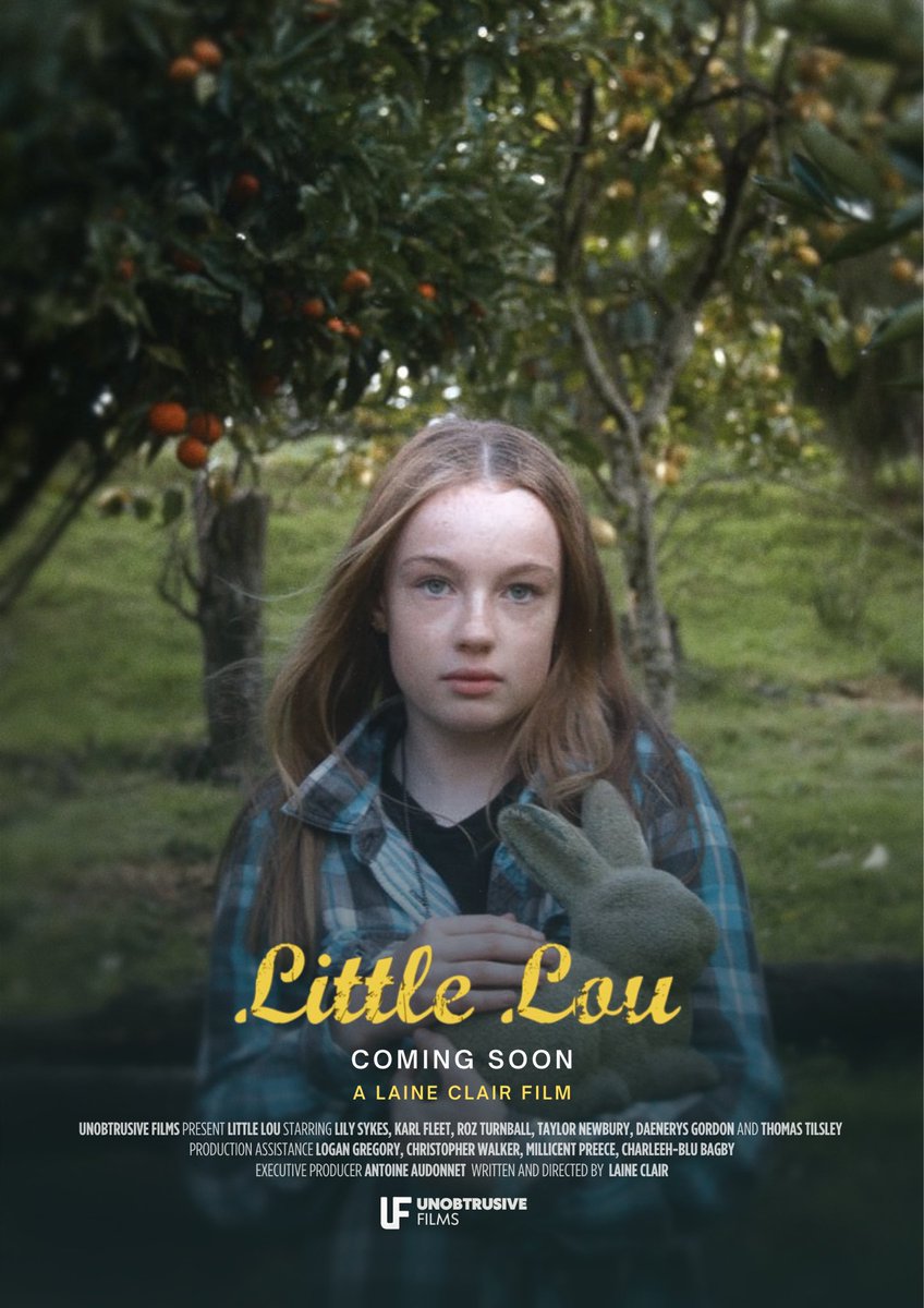 UnobtrusiveFilm's tweet photo. The official poster for #LittleLou Directed by Laine Clair! https://t.co/5DUPsZVRYu