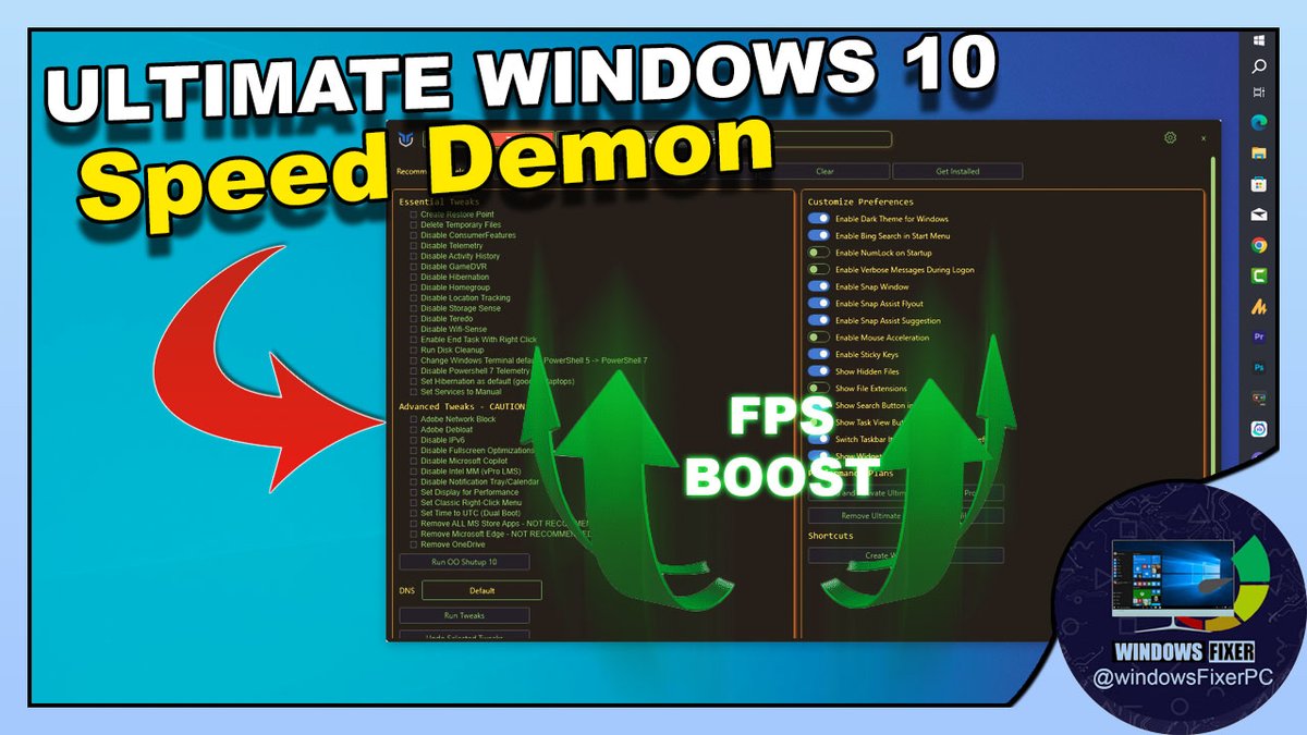 FixerWindows's tweet image. Your PC Deserves Better: Optimize Windows 10 Now! 🚀 Windows 10 Ultimate ... youtu.be/8Y2oiM3ia50?si… via #windows10 #windows11 #optimization #fpsboost #techsupport #techguide #tutorial #fps #boost #valorant #gaming #games