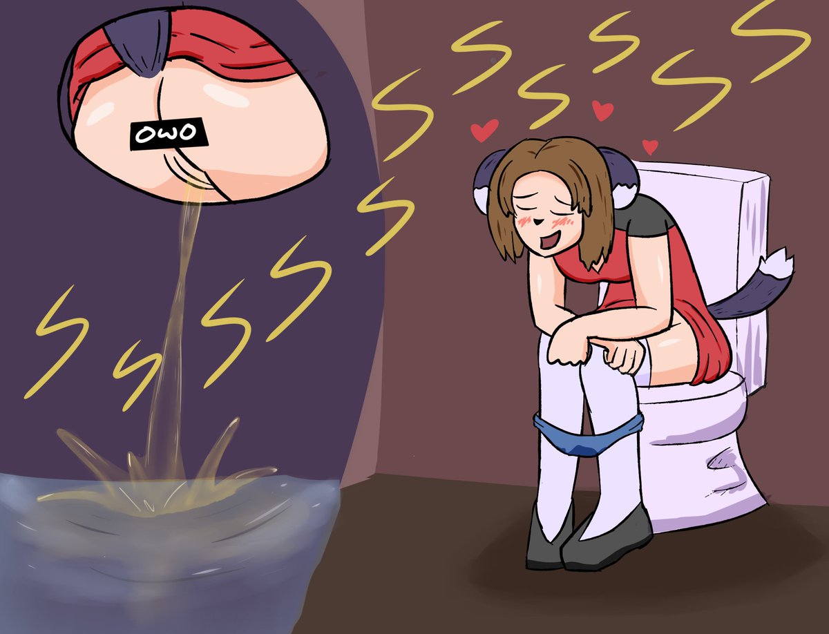 pogbernard's tweet photo. More Maple art!~

#omorashi #omorashiart #peeing #お���がま #おもらし https://t.co/7Frvs2yqKJ
