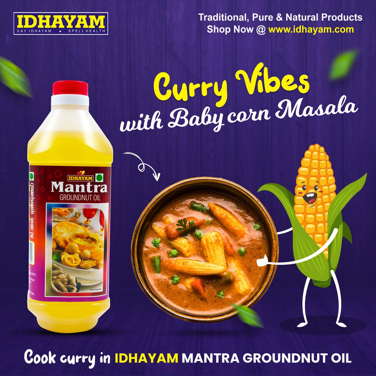 IdhayamMantra's tweet image. Curry vibes cooked with IDHAYAM MANTRA Groundnut oil 😍
Shop for our products at - idhayam.com

#idhayammantra #currylover #lunchprep