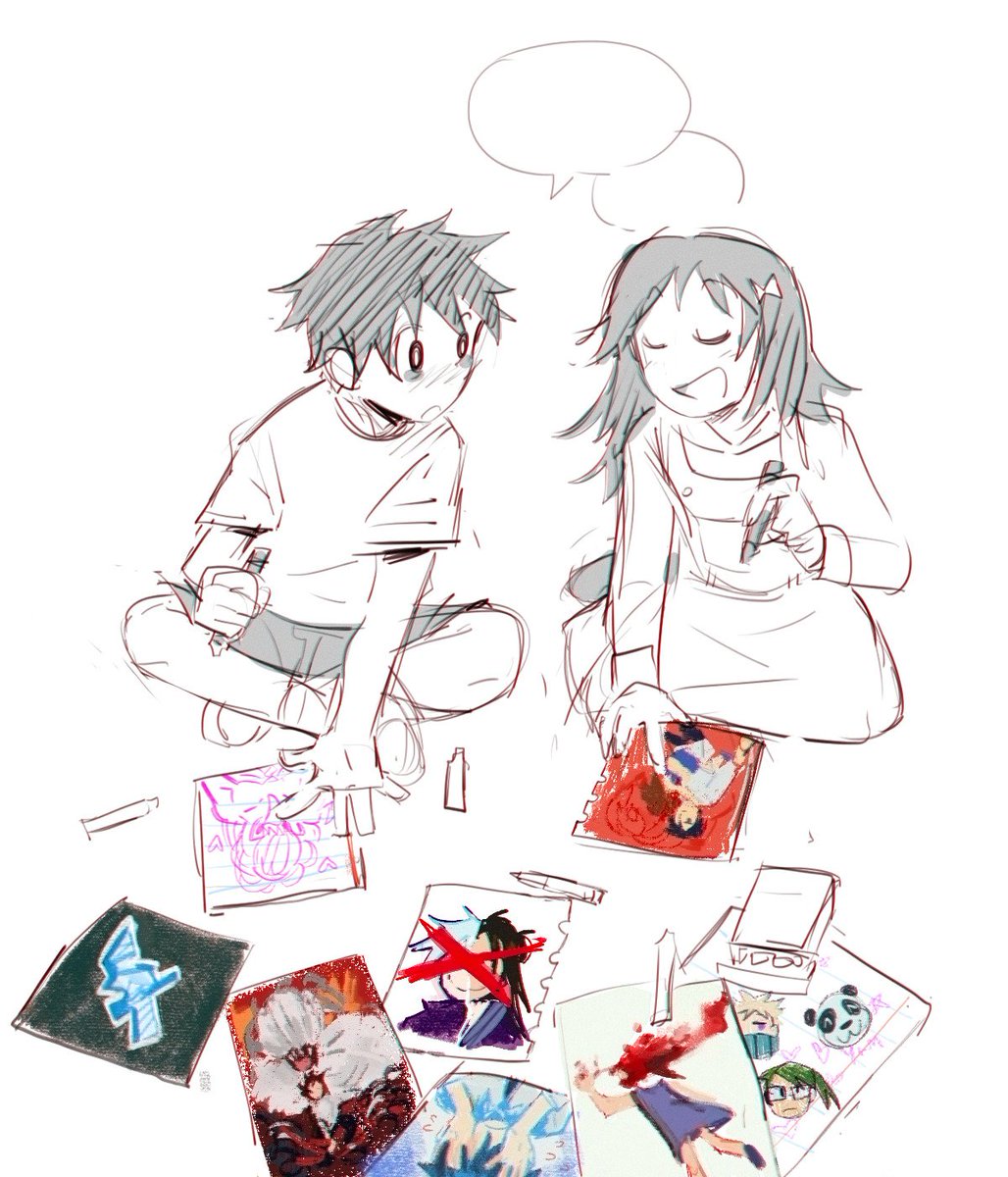 yuta and rika childhood fun <3
#jjk