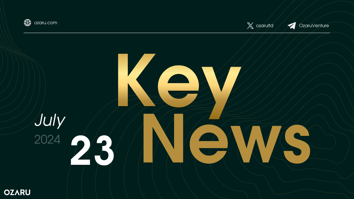 OzaruLTD's tweet photo. Unlocking July 23: Top Highlights in Today's #CryptoNews! 📰
🟢 #Solana Price Soars: Analyst Predicts Potential 900% Surge to $1,000
🟢 #Grayscale Moves $1 Billion in #Ethereum to #Coinbase in Anticipation of US #ETF Launch
🟢 #BlackRock's #BitcoinTrust Sees Biggest Inflow Day in Months at $523 Million
🟢 #HongKong Debuts Asia's First Inverse #BitcoinETF, Offering Chance to Profit on Price Drops
🟢 #Telegram Surges to 950 Million Users as #CryptoGaming Explodes
🟢 Short #BitcoinETFs Stumble With $1.9M Outflows: Bearish Grip Weakening?
🟢 #Avalanche Soars 12% While New #AI Coin #WAI Draws $7 Million in Investment
🟢 #ETHTrustFund #DAO Treasury Vanishes in Suspected $2 Million #RugPull
#Ozarultd