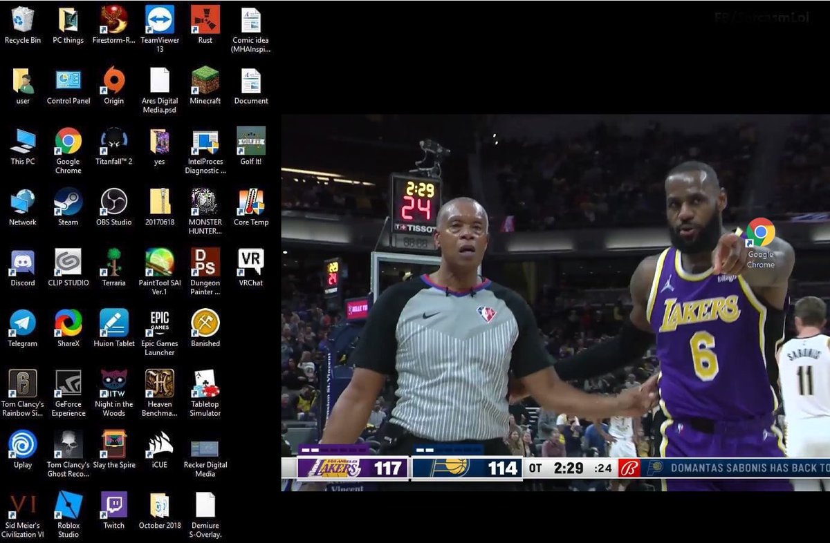 NBAMemes's tweet image. My dad couldn't find Google Chrome, so I did this: