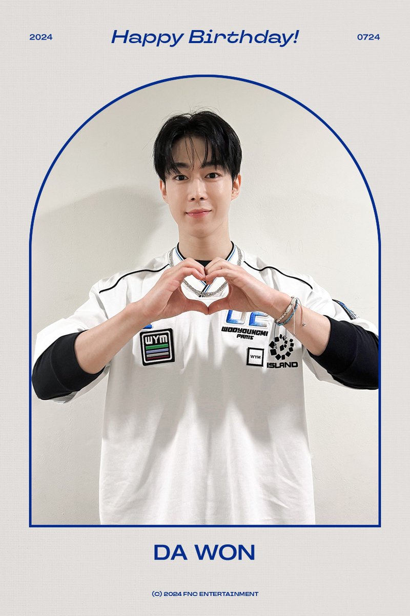 FNC_ENT's tweet photo. [#2024HBD] 오늘, 7월 24일은 SF9 다원의 생일입니다.
SF9 다원의 생일을 축하해주세요 :-)

Today July 24th is DAWON's Birthday.
Happy Birthday!! :-)

#SF9 #에스에프나인 #다원 #DAWON #HappyDAWONDay @SF9official @xleexekdnjs https://t.co/TqXwZmsYKG
