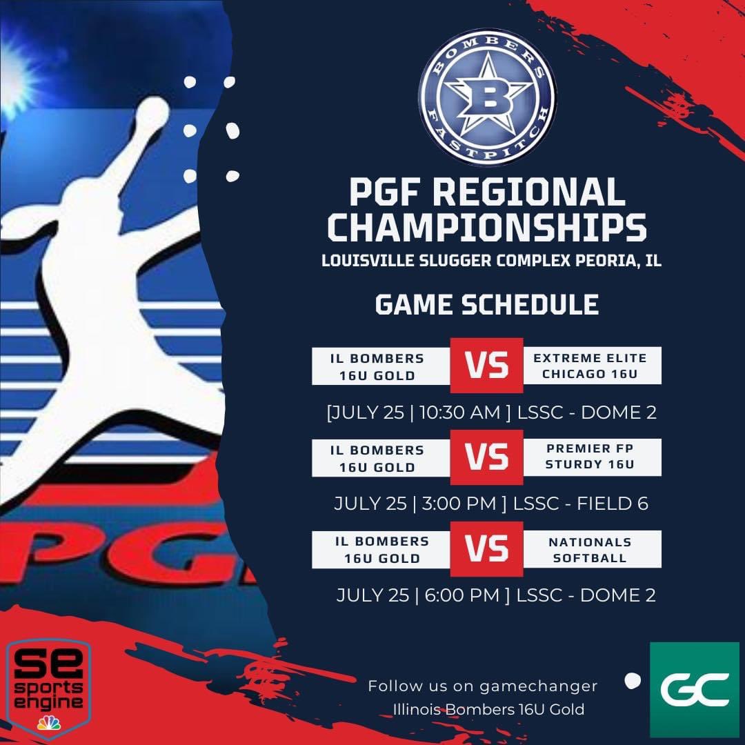 BombersIL16u's tweet image. Last tournament of the summer for the Bombers!! Here is our schedule!