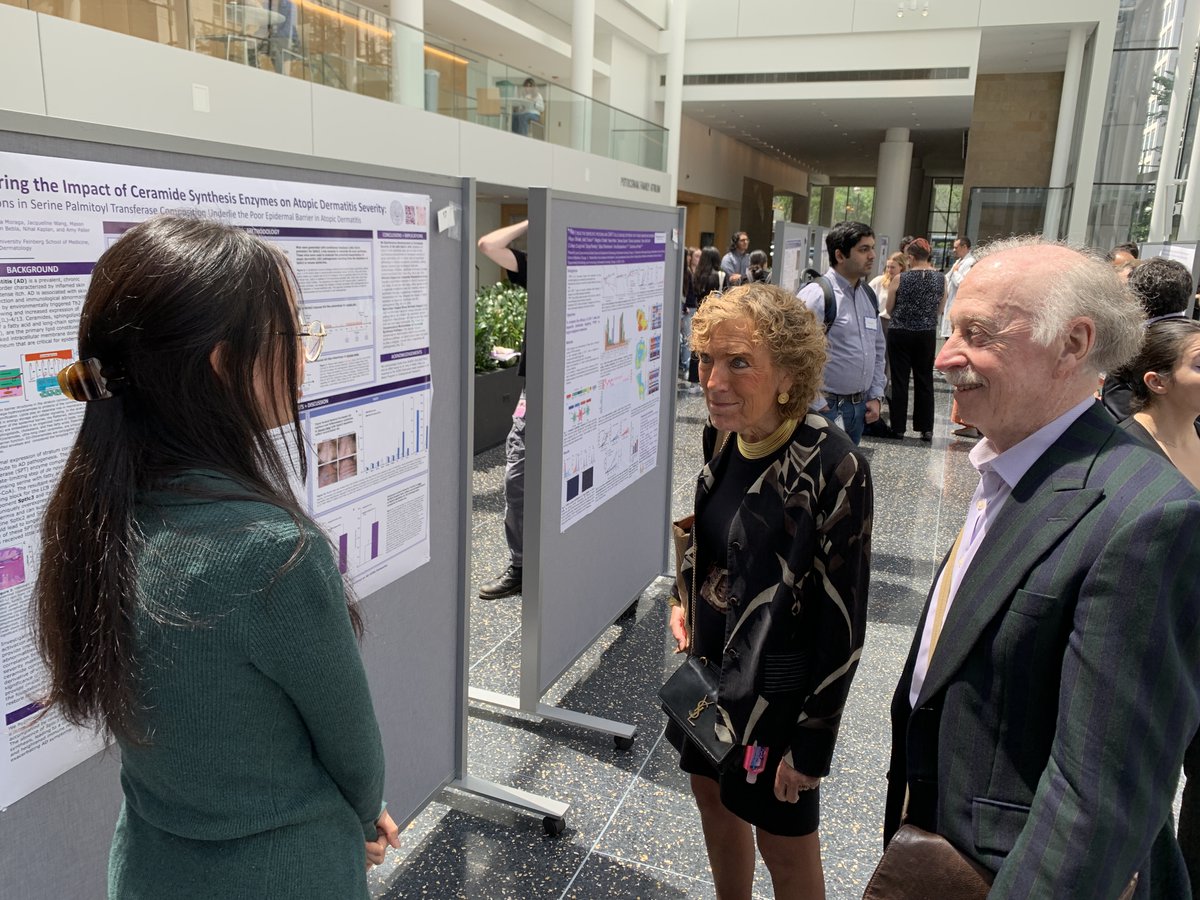 LavkerLab's tweet photo. Poster session at the 15th annual @NUFeinbergDerm  SBDRC retreat. Great to be back in Chicago to meet friends and colleagues.

@HanPengNU https://t.co/M1exapuHgh