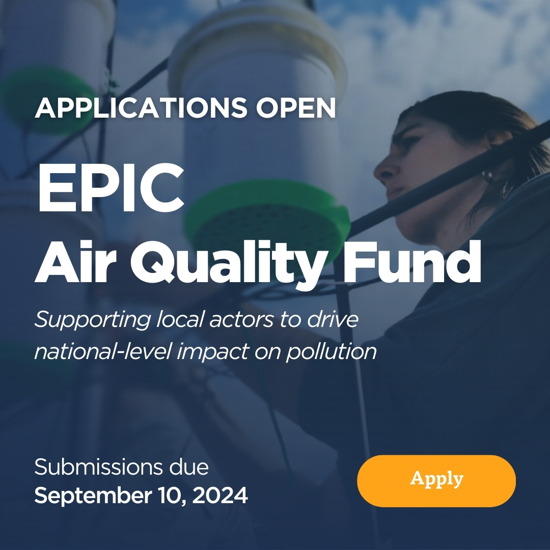 Applications are now open! Eligibility is worldwide with preference for projects in countries with little existing PM2.5 data. The Fund will offer 50k+ USD to support 10-15 groups over an 18-month period to deploy #AirQuality monitors. 

Apply here: bit.ly/4f6mWIM 7/9
