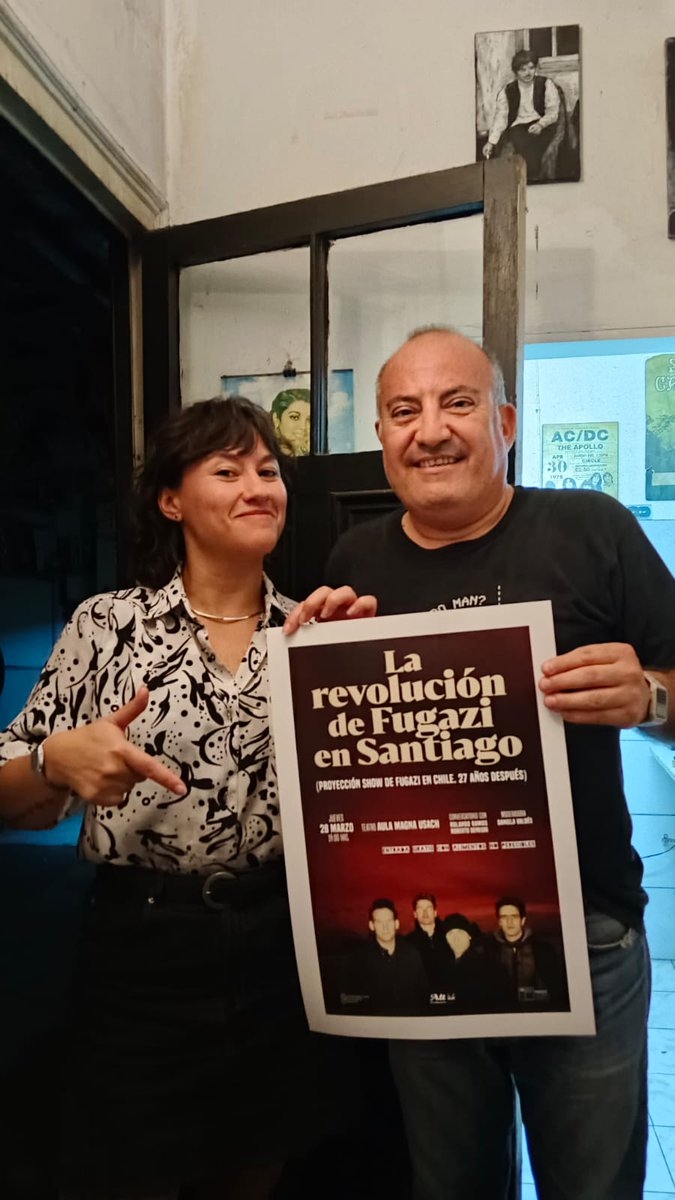 Roberto, que honor haber trabajado juntos en la preparación de este encuentro sobre Fugazi 1997 y el tremendo concierto que organizaste! Pa siempre en el ❤️ Buen viaje 🌹🖤 Gracias <a href="/cculturalusach/">Corporación Cultural USACH</a> por haber hecho eso posible.