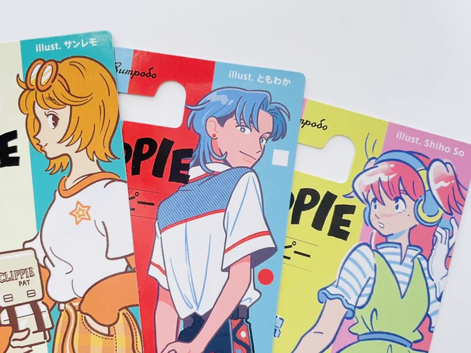 「Break Time」 サンレモ×ともわか×Shiho So 文房堂クリッピー30周年記念企画展  オリジナルクリップ『CLIPPIE(クリッピー)』が発売30周年を迎えることを記念し、新しいパッケージを作成しました。 明日より、会場にて限定販売します!  場所:文房堂ギャラリーカフェ 日時:7/24(水)- 7/30(火)