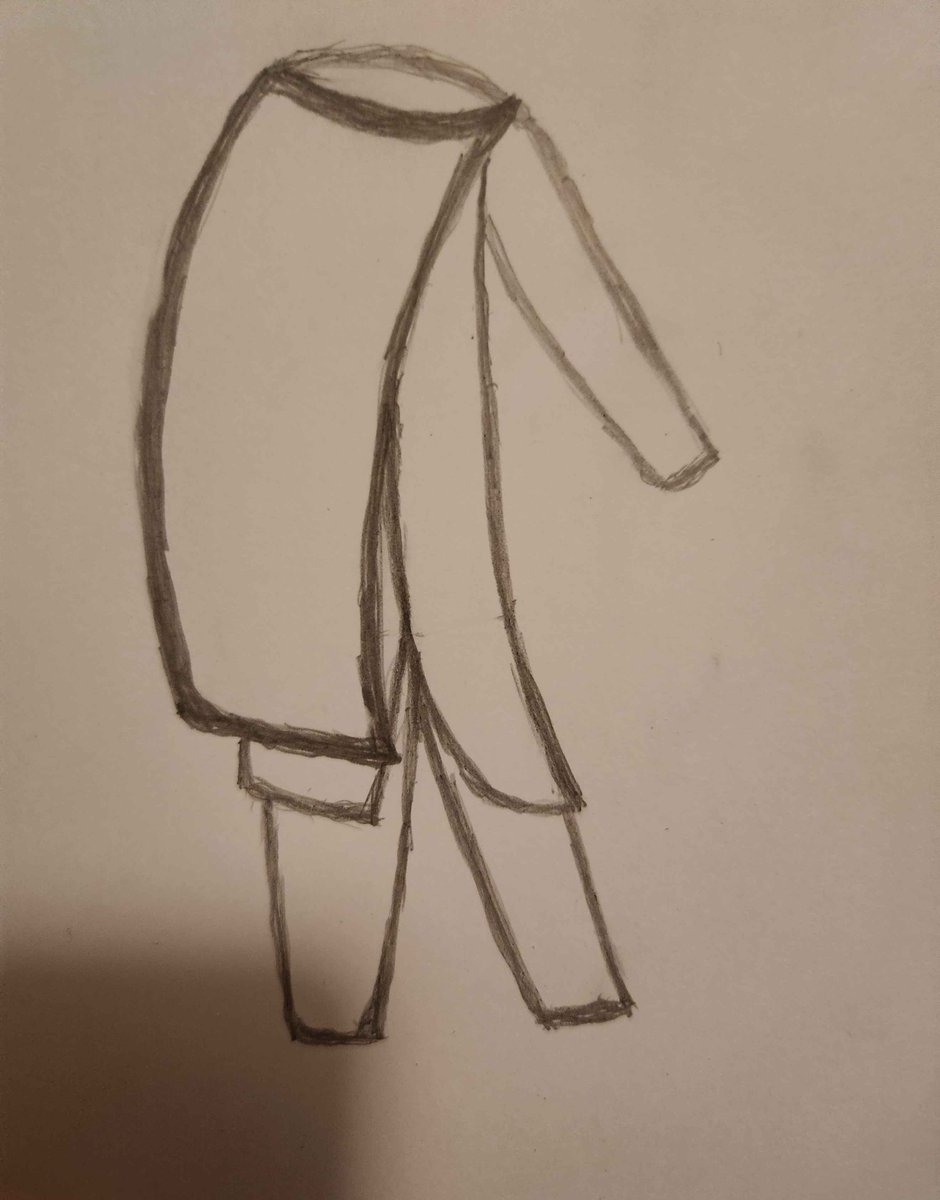 RangerAlexLopez's tweet photo. Rough sketch of some clothes, not continuing yet, but hope people like it! https://t.co/sosfAgFs2k
