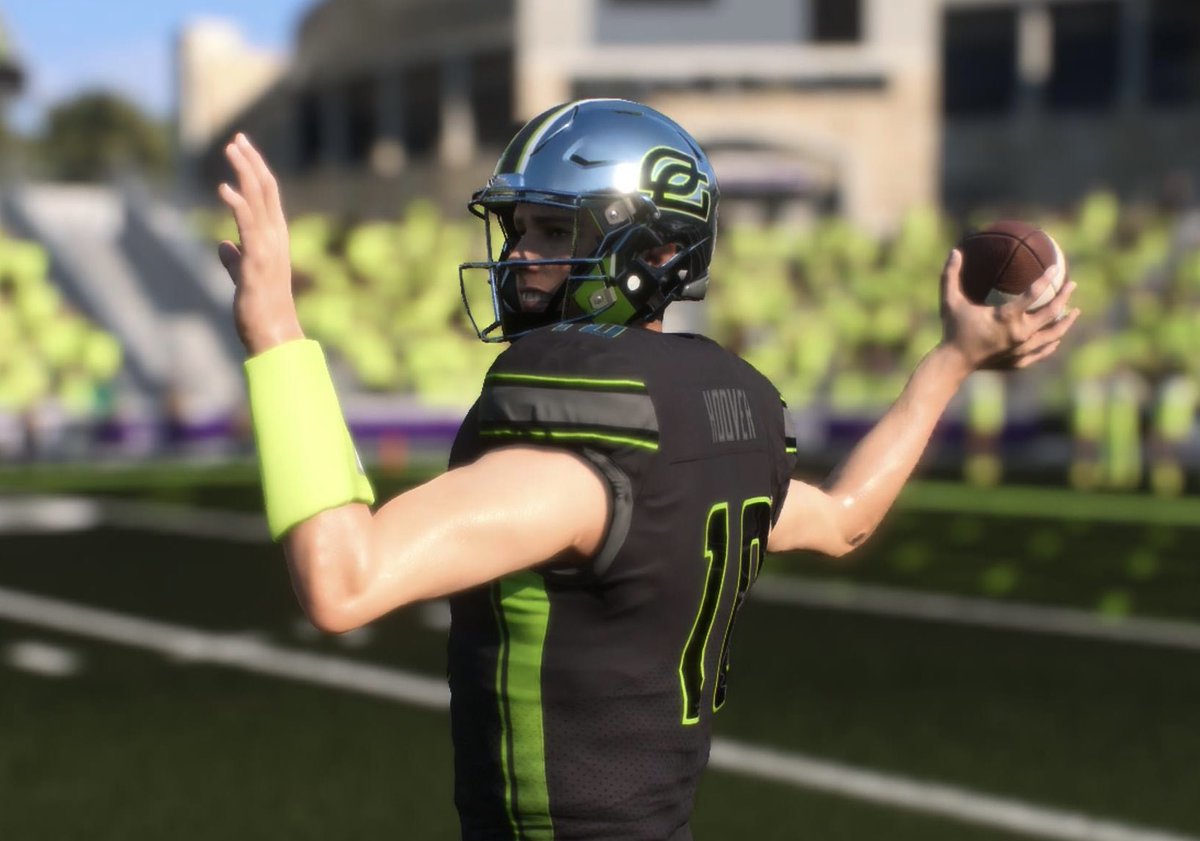 CallmeGerbz's tweet photo. My first round of OpTic uniforms are now available in NCAA25. 

Just search "The GreenWall" or "OpTic Nation" in the Download Center of your game to use it in Dynasty mode now! 

#GreenWall https://t.co/oDcF6k1lVk