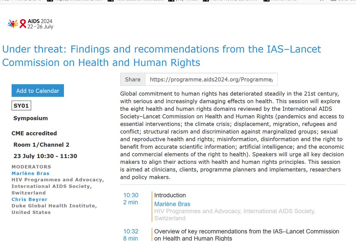 Allan Maleche (@malecheallan) on Twitter photo 🌍 Health & Human Rights Under Threat! Join me, as a panelist at the <a href="/iasociety/">IAS - the International AIDS Society</a> Commission's symposium at #AIDS2024. Moderated by Marlène Bras & <a href="/ChrisBeyrer/">Chris Beyrer</a> . Don't miss it! 🗓️ 23 July, 10:30 AM. Read the full 📜: [thelancet.com/journals/lance… #PutPeopleFirst <a href="/AIDS_conference/">IAC - the International AIDS Conference</a> 🌍 Health & Human Rights Under Threat! Join me, as a panelist at the <a href="/iasociety/">IAS - the International AIDS Society</a> Commission's symposium at #AIDS2024. Moderated by Marlène Bras & <a href="/ChrisBeyrer/">Chris Beyrer</a> . Don't miss it! 🗓️ 23 July, 10:30 AM. Read the full 📜: [thelancet.com/journals/lance… #PutPeopleFirst <a href="/AIDS_conference/">IAC - the International AIDS Conference</a>