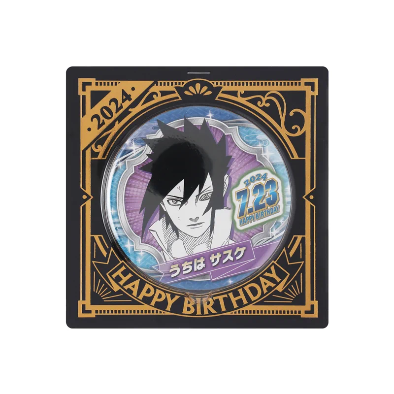 ジャンプ50周年 スクエア缶バッジ NARUTO うちはサスケ ジャンプキャラクターズストア on X: 