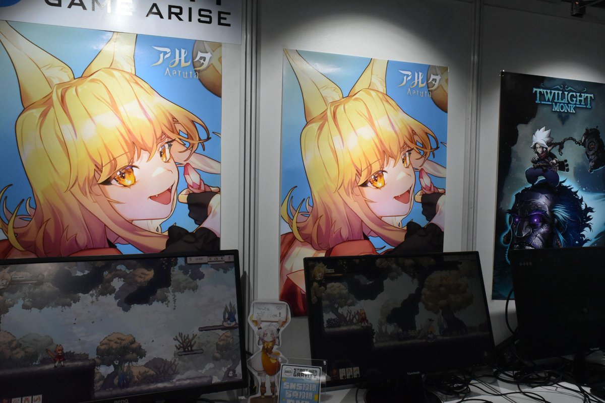 「"柱が武器"なメトロイドヴァニラ『Twilight Monk』もプレイ!「グラビ」|⚡Game*Spark⚡のイラスト