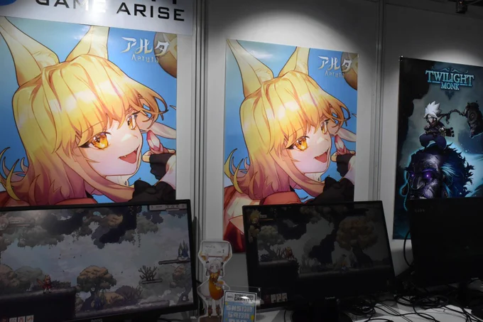 "柱が武器"なメトロイドヴァニラ『Twilight Monk』もプレイ!「グラビティゲームアライズ」ブースレポ【BitSummit Drift】   「グラビティゲームアライズ」ブースにお邪魔しました!