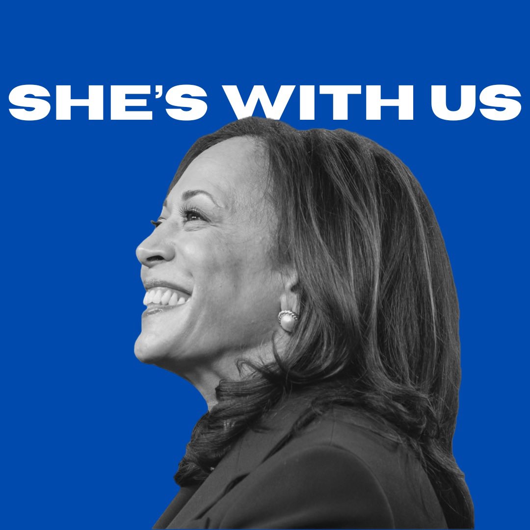 derrrekaa's tweet image. .@VP This is for you! I’m so immensely proud  to be a Democrat right now #Kamala2024