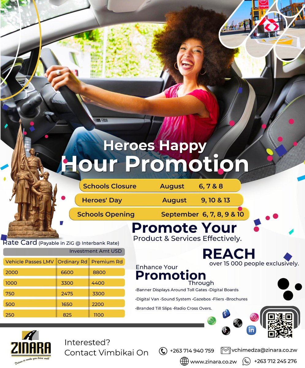 Eager to have your brand stand out? Our Happy Hour Promotion platform is the answer. Cut through the clutter and reach your target market. Contact us today to reserve your slot!

#PartnersForProgress