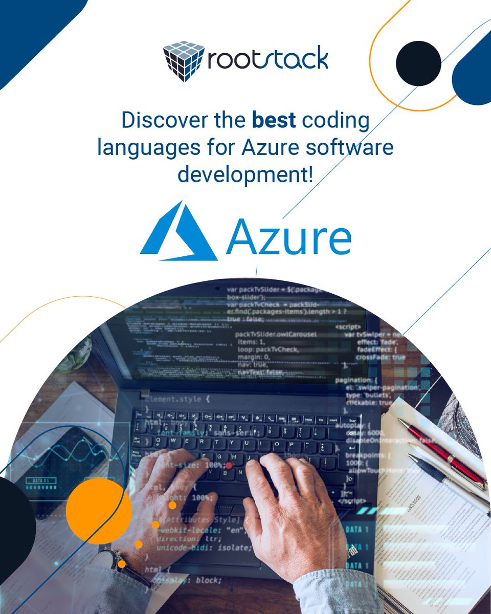 rootstack's tweet image. 💻 Learn which coding languages to use for Azure development! From C# to Python, discover the best tools for your project. 🚀🔧
buff.ly/3Sl2Gtb
#Azure #SoftwareDevelopment #CodingLanguages #CloudComputing #TechInnovation