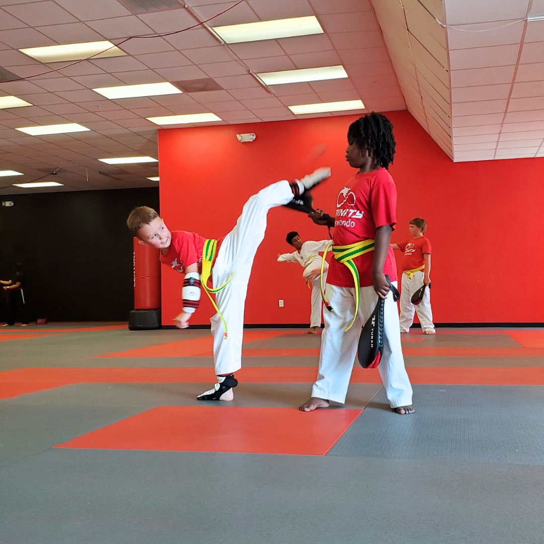 infinity_tkd's tweet image. Chasing #growth at Infinity Taekwondo! 🥋 Mr. Callan, fresh off a bronze at Nationals, is adding the Spin Hook Kick to his toolbox! Our 8+ students know victories &amp;amp; defeats fuel growth. Watch Mr. Callan turn every lesson into #excellence! 🥋💪
#activekids #ParentingGoals