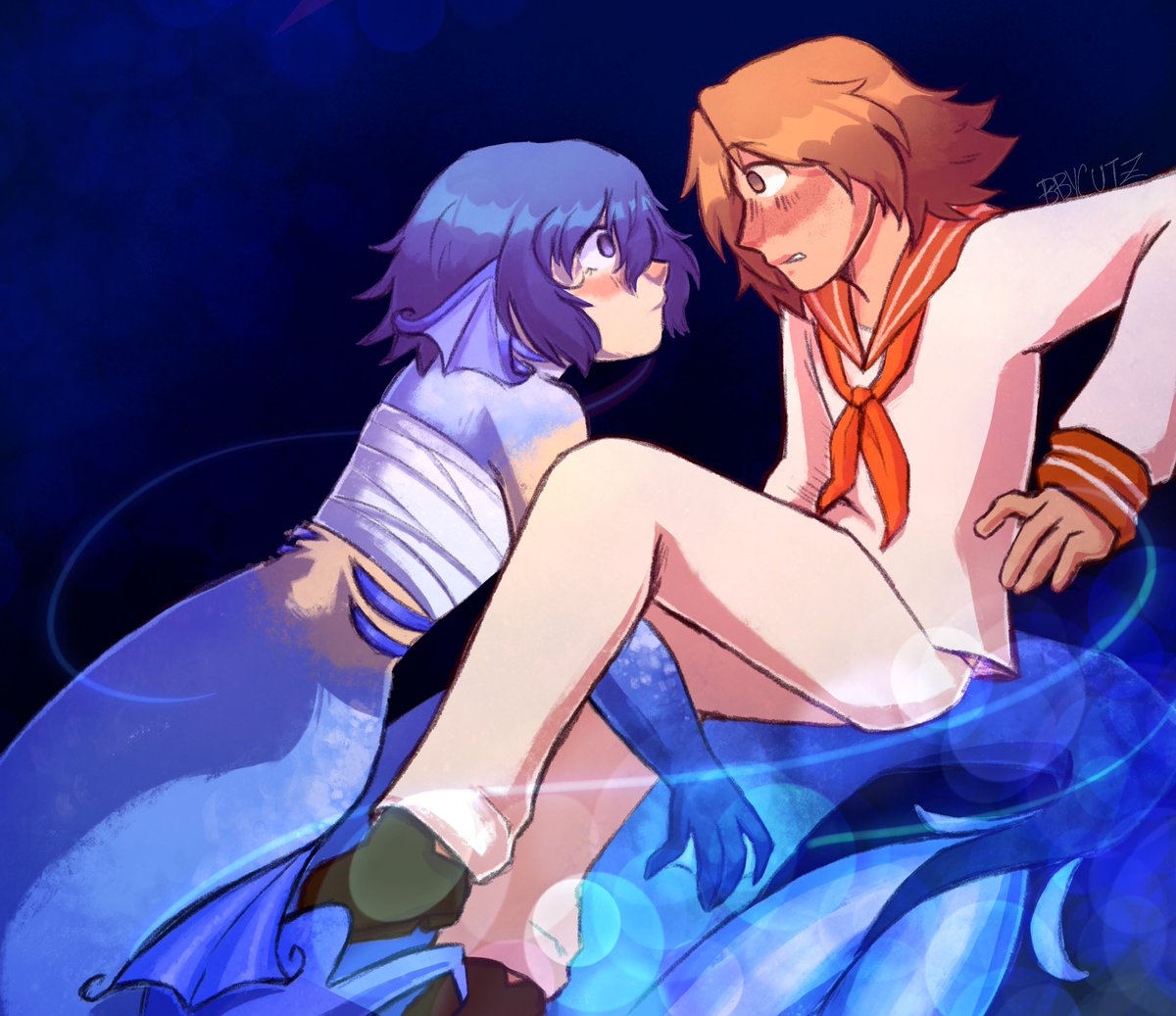 bbycutz_'s tweet photo. tfw your bf is a mermaid thing and you’re just a sailor doing his best #ペルソナ4 #Persona4 #Shiromura https://t.co/qrIZKLHWJE