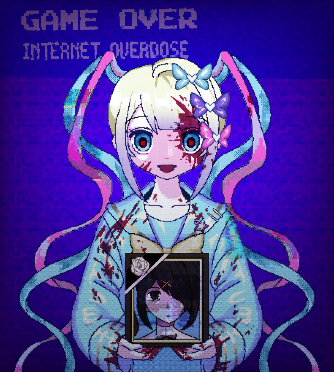 0Vicynut's tweet photo. 💔🩵🩸
#needystreameroverload
#needystreameroverloadfanart 
#kangel
#illustration https://t.co/sPTLrwwzYy
