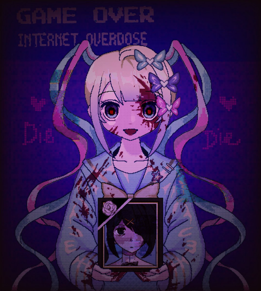 0Vicynut's tweet photo. 💔🩵🩸
#needystreameroverload
#needystreameroverloadfanart 
#kangel
#illustration https://t.co/sPTLrwwzYy