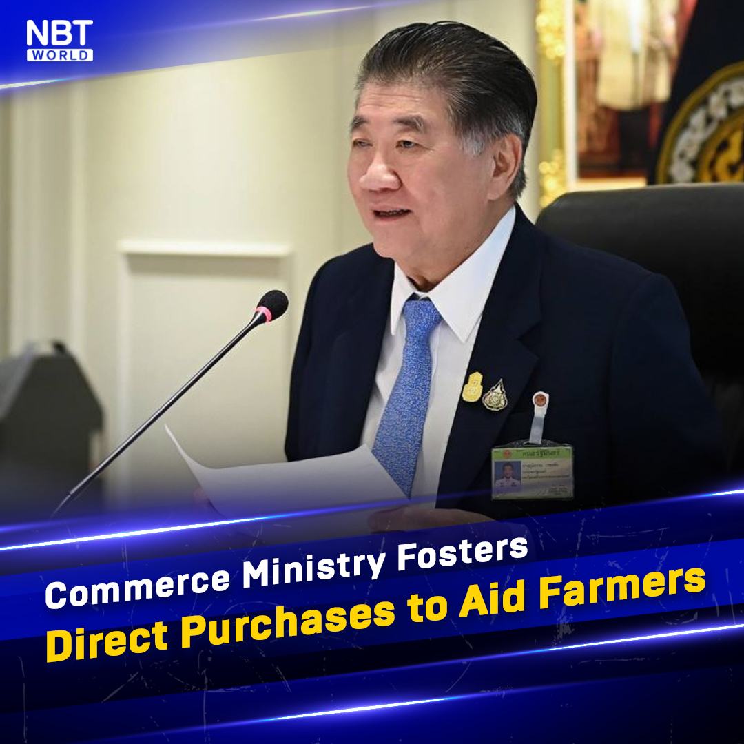 NBTWORLDNews's tweet image. The Ministry of Commerce is promoting direct agricultural product purchases from farmers by top national conglomerates.

See more: Facebook.com/nbtworld

#AgriculturalStability #FarmerSupport #DirectPurchases #EconomicGrowth #PrivateSector