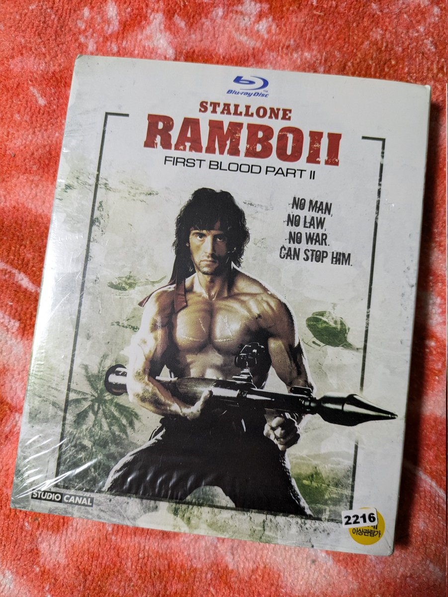 JOHNRAMBO9's tweet photo. #シルベスター・スタローンのメモラビリアブログ
本日のブログ記事
https://t.co/mhLnp9UU7y
我が家の
#シルベスター・スタローン
映像ライブラリー
#SylvesterStallone
Movie Library at my home.
No.519:
#ランボー怒りの脱出
#RamboFirstBloodPart2
Category: BD
Released in KOREA https://t.co/kKY7km7bDD