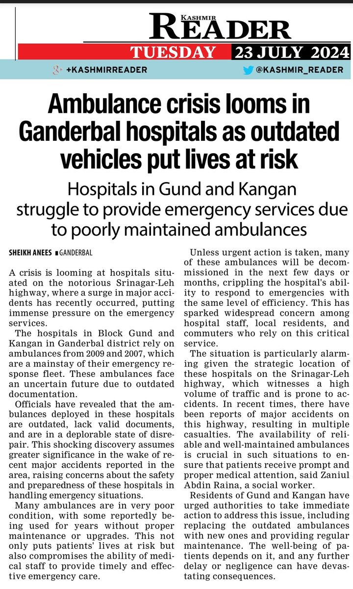 sheikhanees121's tweet photo. https://t.co/gdiKI41mCf @dcganderbal @diprjk @OfficeOfLGJandK @HealthMedicalE1 @MoHFW_INDIA https://t.co/ytHfBcbe4y