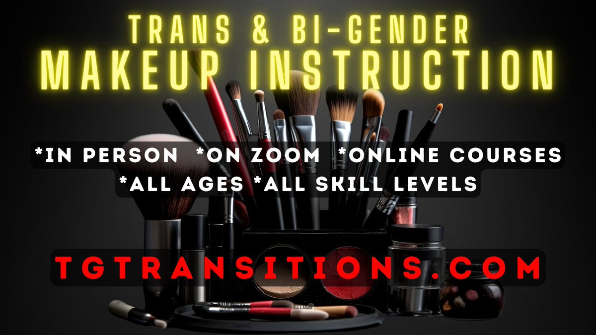 TransitionsMP's tweet image. Trans and Bi-Gender Makeup Instruction
#transgenderbeauty #makeup #makeuplesson
#crossdresserlife #mtf