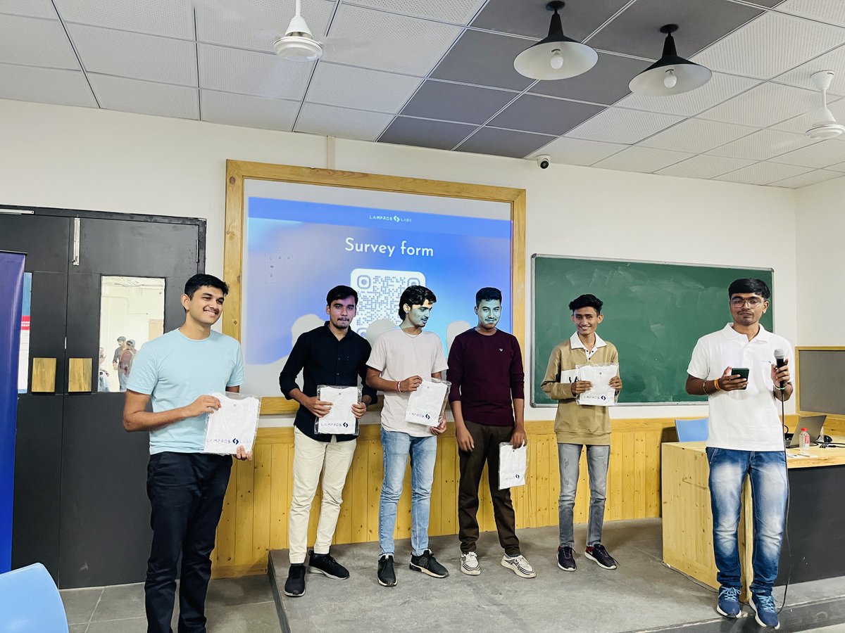 lamprosdao's tweet photo. By raising awareness and providing continuous mentorship, we ensure these new developers stay engaged and build on Arbitrum. 

Stay tuned for updates as we continue our journey to various colleges in India, spreading knowledge of @arbitrum and #Web3! 🎓 https://t.co/yfZL4ANb0Y