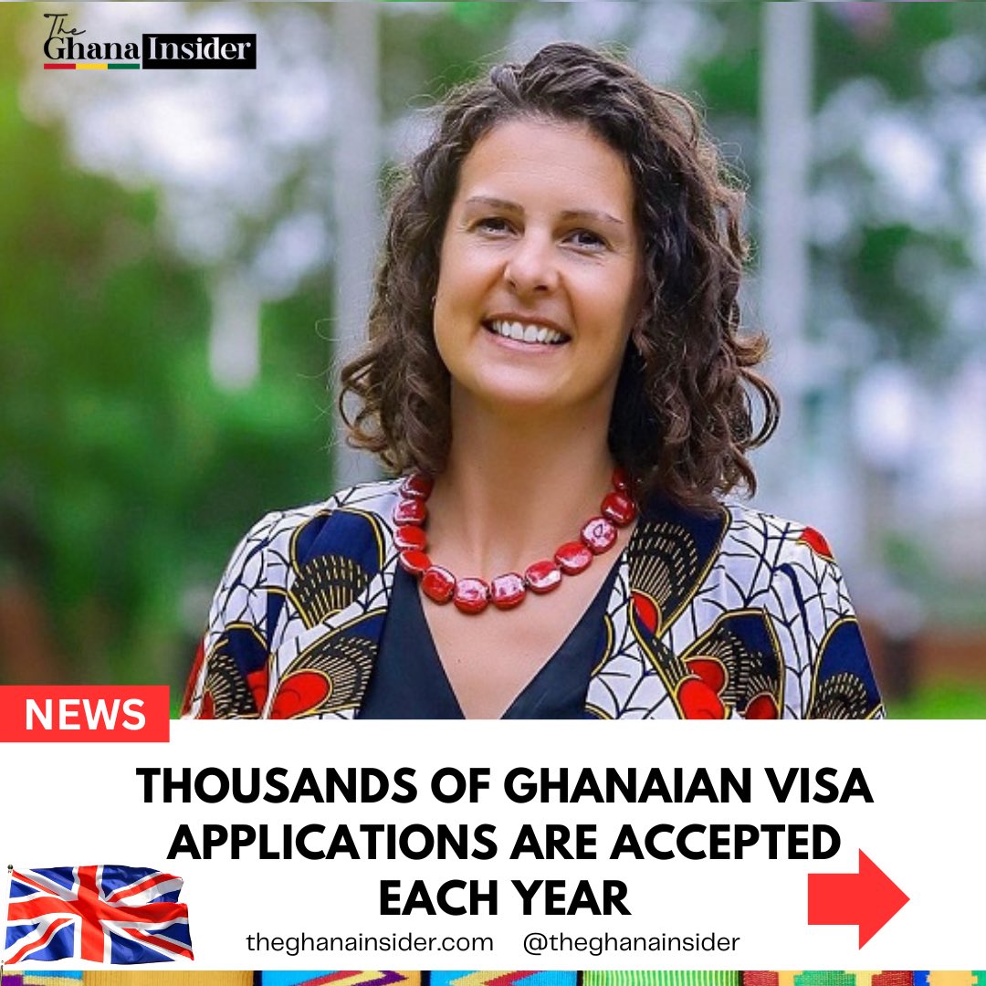 TheGhanaInsider's tweet photo. “Each year, thousands of Ghanaian Visa applications are accepted. The processes and the rules for the Visas are very clear” - Harriet Thompson (British High Commissioner to Ghana) #theghanainsider 

Kudus Dr. Bawumia Cheddar Shatta Wale #Leak https://t.co/nXff89A78d
