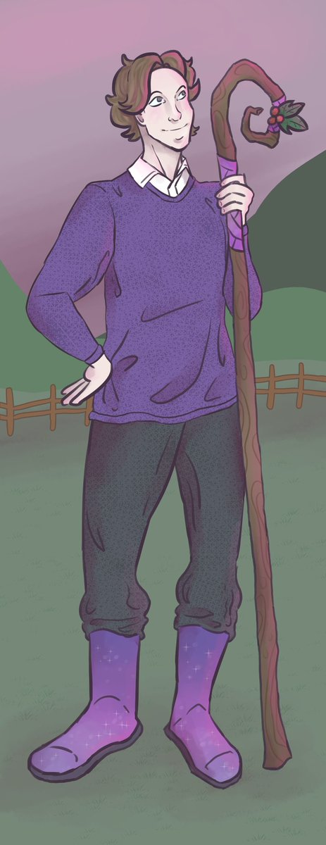 Creatureofsorts's tweet photo. He has sheep, many sheep. So he's a shepherd, right? Remember that for later. Ignore the fact there's zero sheep, they're busy gaming.
#rtgame #rtgamecrowdfanart #rtgamefanart #rtgamecrowd https://t.co/zX0CEyA6ym
