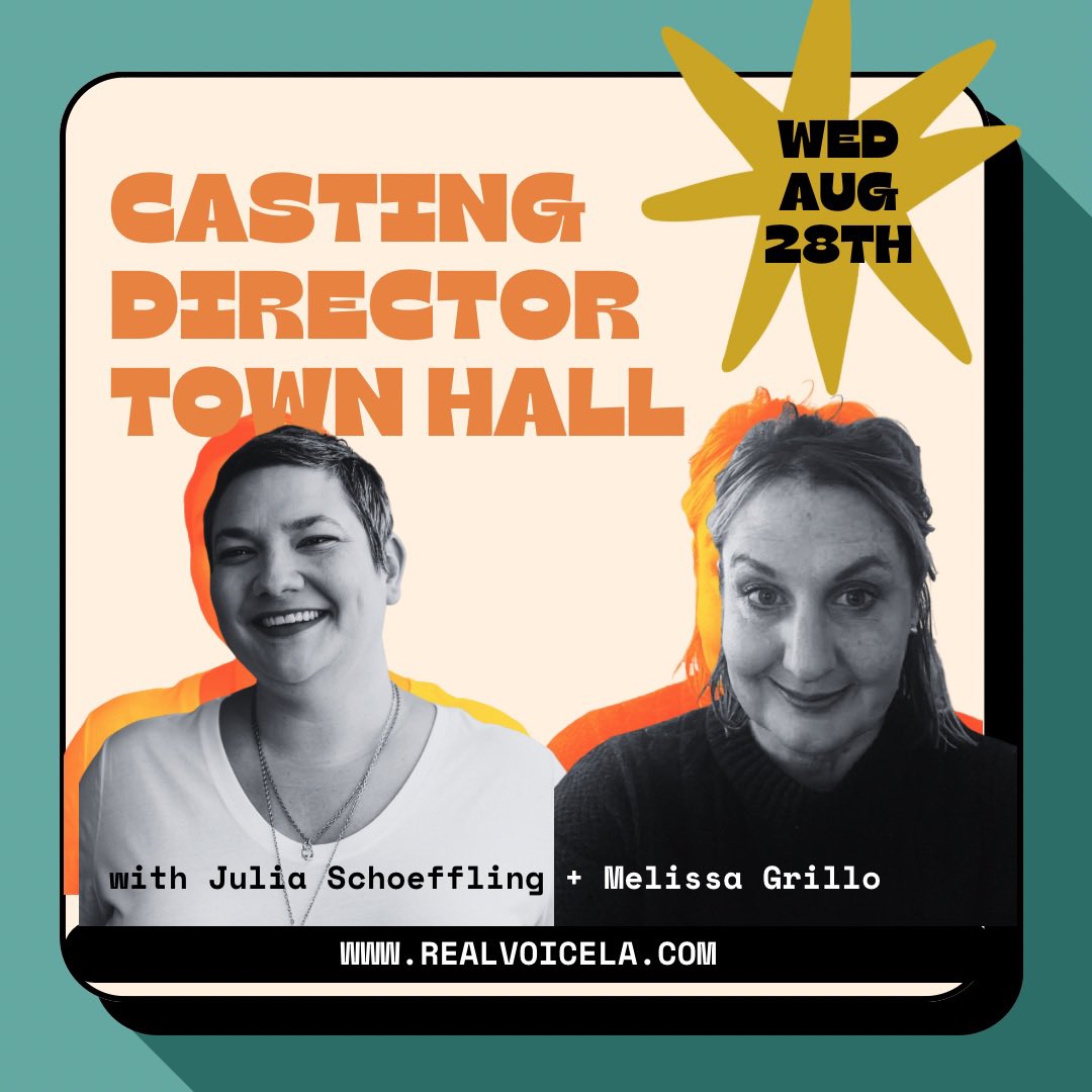 Real Voice LA (@realvoicela) on Twitter photo 💥 Are you curious about the ins and outs of representation, the casting process, and the other day-to-days of a working VO actor? Join us for a conversation with Casting Director Melissa Grillo and Casting Director <a href="/juliabscasting/">JuliaBS Casting ✨</a>
realvoicela.com to grab your seat now! 💥 Are you curious about the ins and outs of representation, the casting process, and the other day-to-days of a working VO actor? Join us for a conversation with Casting Director Melissa Grillo and Casting Director <a href="/juliabscasting/">JuliaBS Casting ✨</a>
realvoicela.com to grab your seat now!