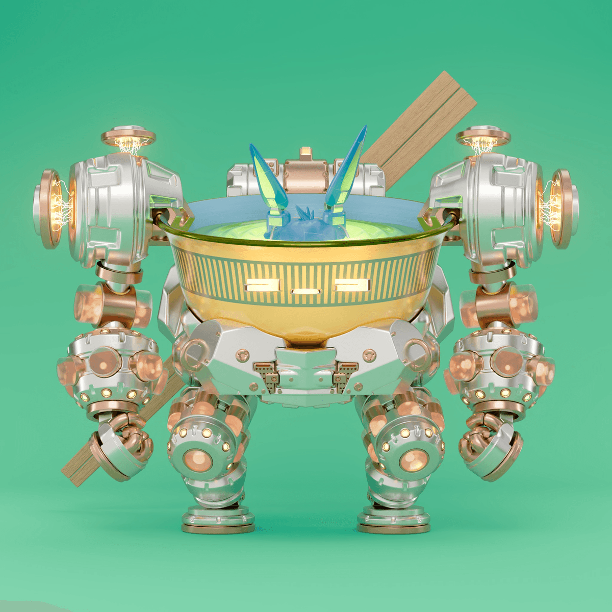E-DASHI ✦ ROBO RAMEN tweet media